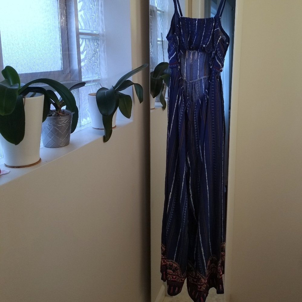 Boho Wide Leg Jumpsuit - Picture 7 of 7
